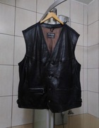 kamizelka XL Yorn męska kolor czarny fason klasyczny marki Yorn Leather wyk