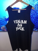 Koszulka bezrękawnik VEGAN AS FUCK
