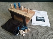 KRÓLEWSKA GRA Z UR, Drewniana historyczna gra planszowa