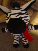 Pluszowa Maskotka Przytulanka Zebra Biało Czarna