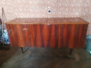 Komoda PRL na wysoki połysk