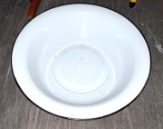 Miednica stalowa Biała PRL ZSRR CCCP IDEAŁ