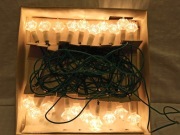 Lampki choinkowe POLAMP  biale mini gwiazdki