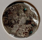 Moneta srebrna Fryderyk III 1 Kreuzer krajcar 1747 Brandenburgia