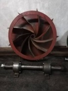 Wirnik wentylatora WPT 50 z wałem napędowym