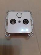 Gniazdo RTV końcowe Hager Polo Optima białe - nowe 