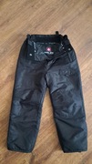 angielskie wodoodporne ocieplane spodnie narciarskie śnieg i mróz 122/128