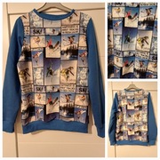 Nowy sweterek bluza zimowy sport rozmiar 140