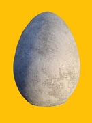 Ozdoba wielkanocna JAJKO WIELKANOCNE XXL figurka gipsowa DUŻA SZARA