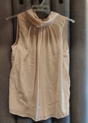 Orsay Brzoskwiniowa bluzka Business Look wiązana na szyję r 34 / XS