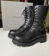 Vagabond skórzane czarne workery rozm. 39