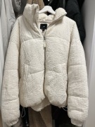 Oversize zimowa kurtka ZARA L – bardzo ciepła, świetny stan