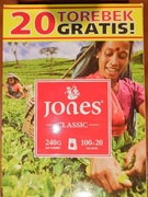 Herbata Jones Classic 120 torebek (100+20) czarna 240g