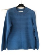 Niebieski sweter marki Skovhuus rozmiar L (40) 