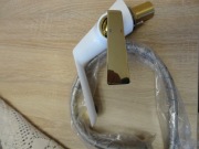 bateria umywalkowa złoto-biała nowa