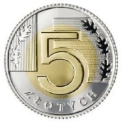 POLSKA 5 ZŁ ZŁOTYCH 2026 - z folii / woreczka / NBP 