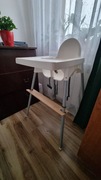 Krzesełko dla dziecka Antilop z podnóżkiem Ikea