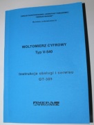 Instrukcja woltomierz V-540 Meratronik