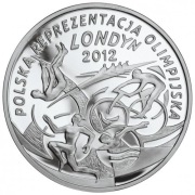 Polska, 10 złotych 2012, Igrzyska Olimpijskie, Londyn