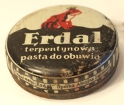 Stare Opakowanie po Paście do Obuwia ERDAL Spółka Akcyjna Zawiercie