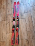 Narty damskie, męskie FISCHER RC4  138 cm talia 97x65x85 + KIJKI 102 cm