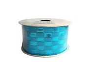 WSTĄŻKA TAŚMA dekoracyjna na druciku Boże Narodzenie tkanina brokat 4 cm.