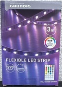ELASTYCZNA TAŚMA LED GRUNDIG 3 M ,   PILOT