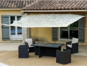 WERKA PRO Tkanina zacieniająca, beżowa, 120 g/m2, 3 x 4 m