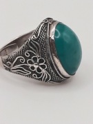 Piękny srebrny, stary ,duży pierścionek Chinka Rozmiar regulowany.