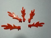 LEGO PŁOMIEŃ  TRANS-ORANGE 6126 5 szt