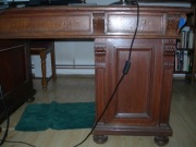 Duze biurko debowe w sytlu angielskim