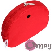 Organizer Obag MOON LIGHT czerwony – klasyczny gładki wkład | OMAY Handmade