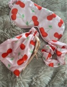 Zestaw opaska na oczy gumka do włosów