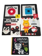 Zestaw książeczek kontrastowych dla maluszków – 5 sztuk – 25 zł