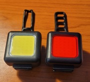 Oświetlenie rowerowe przód tył akumulator USB C