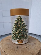 Słoik handmade Decoupage 900ml choinka na słodkości
