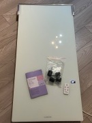 Panel, grzejnik na podczerwień biały Klarstein HOTSPOT CRYSTAL SMART 750W