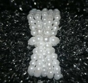 Bransoletka perełki białe delikatna elegancka