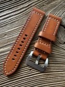 Pasek do zegarka Panerai 24 mm handmade skóra naturalna ręcznie robiony