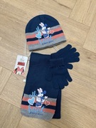 Nowy zestaw czapka szal i rękawiczki