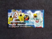 POLSKA - BRAZYLIA LIGA ŚWIATOWA 26-7-2002 BILET