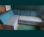 Narożnik  szaro-zielony