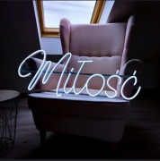 Napis LED Miłość ledon na ślub, wesele, sesję zdjęciową, wynajem 