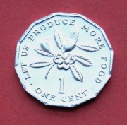1  Cent    1991  r    -  Jamajka  Bligia  FAO  stan !!