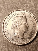 moneta Confederatio Helvetica Szwajcaria