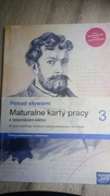 Ponad słowami Maturalne karty pracy 3