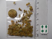 Listki liście posypka modelarska do makiet dioram modeli 1:35 skala