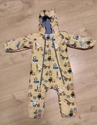 Nowy kombinezon wełna + softshell simple wool 86/92