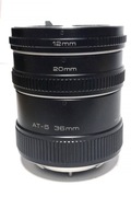 Vivitar Automatic Extension Tubes AT-5|Minolta MD|12mm+20mm+36mm|komplet