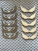 10 sztuk - skrzydła do Aniołów / skrzydełka ze sklejki do aniołków